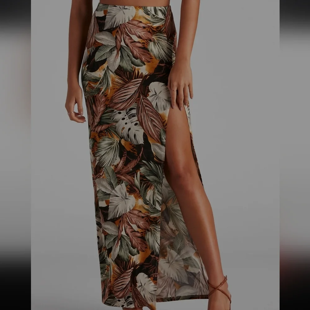 Windsor Tropical Maxi Skirt - Picture 8 of 8